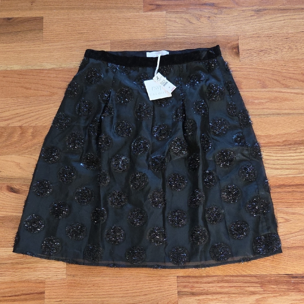 Brand New Talbots Black Skirt Size 8P